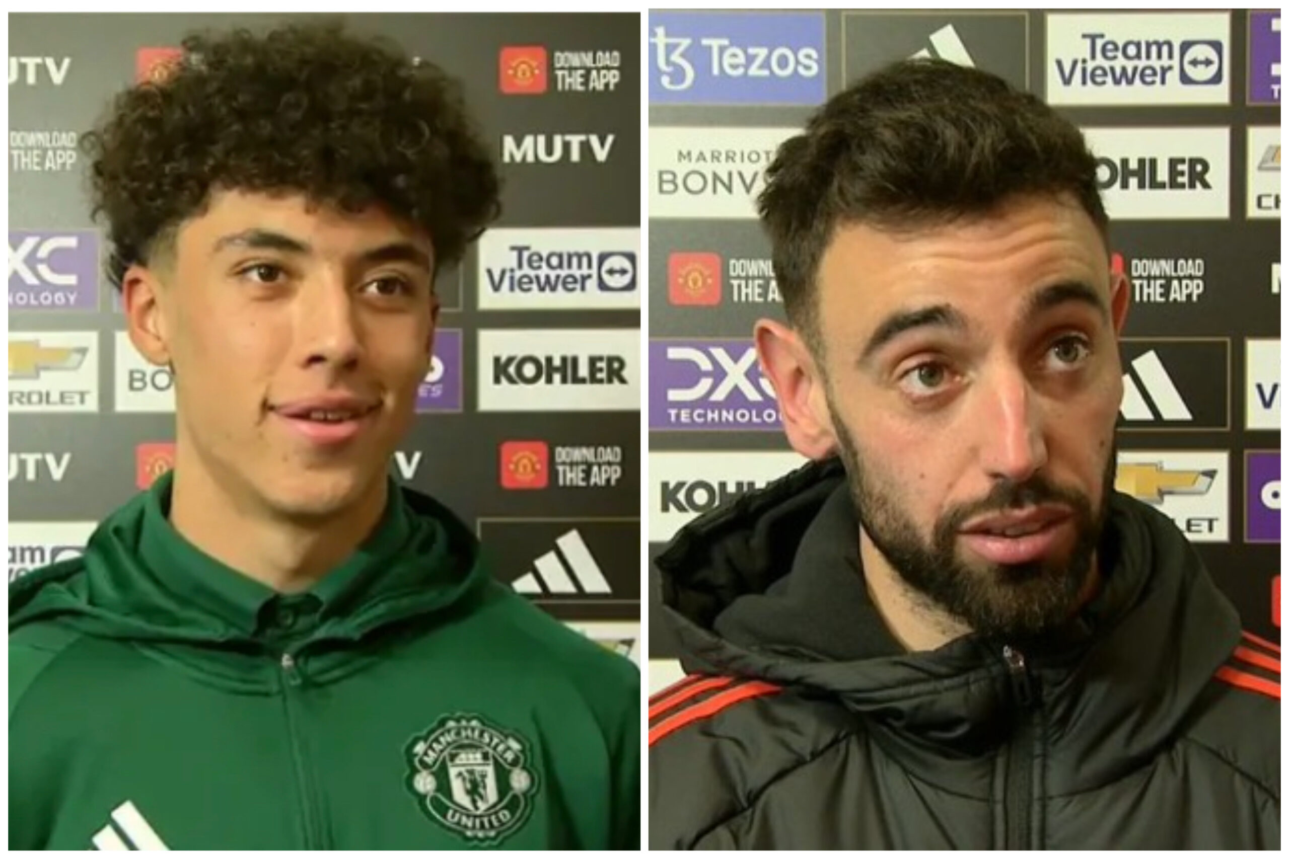 Ethan Wheatley reveals secret message from Bruno Fernandes before ...